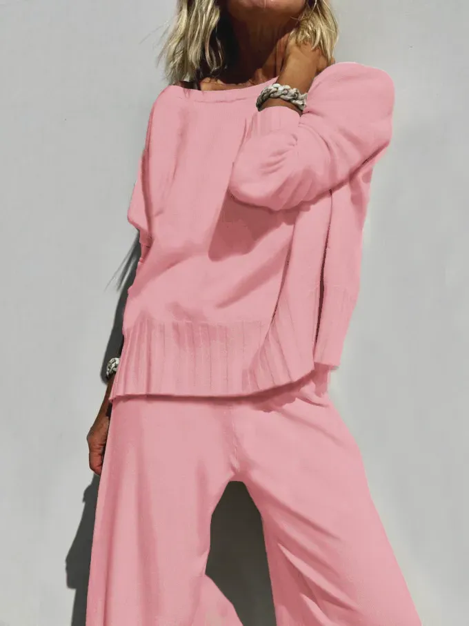 Casual Sweater Suit (Other colors are sold out and being restocked)