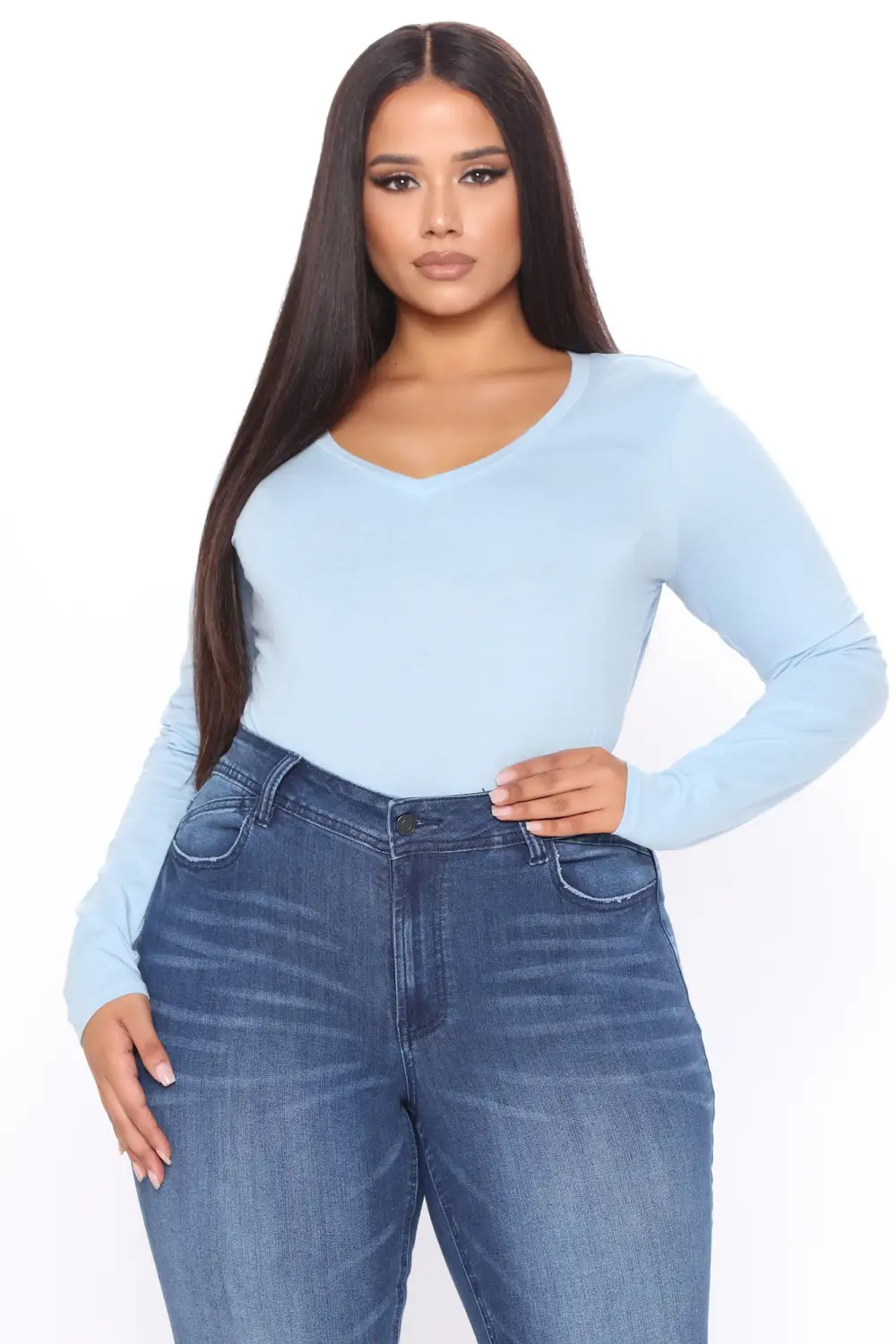 Voted Most Liked Bodysuit - Light Blue