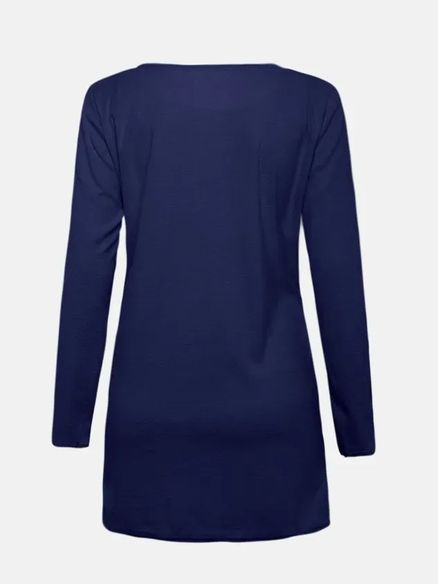 Women Fluffy Zipper Long Sleeve Casual Plus Size Sweater Dress