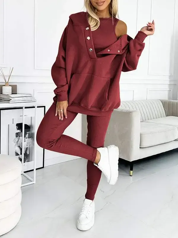 Women Casual and Comfortable Sweatshirt Suit