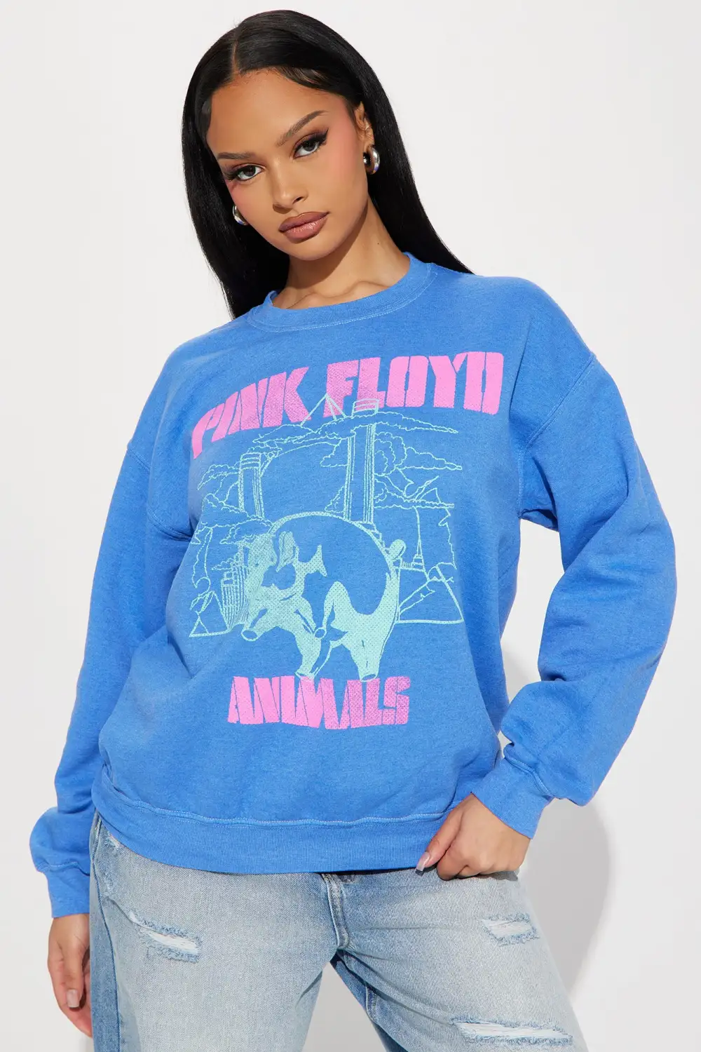 Pink Floyd Animals Sweatshirt - Blue