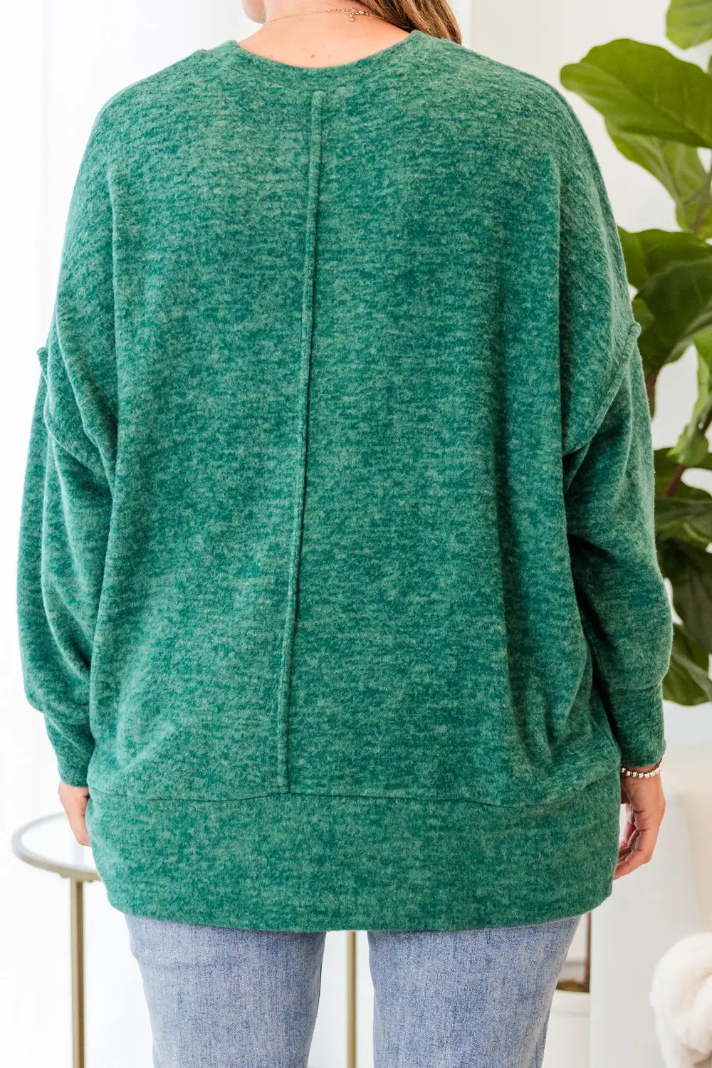 Just Take A Break Sweater, Dark Green