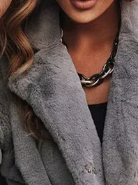 Loose Shawl Collar Teddy Jacket