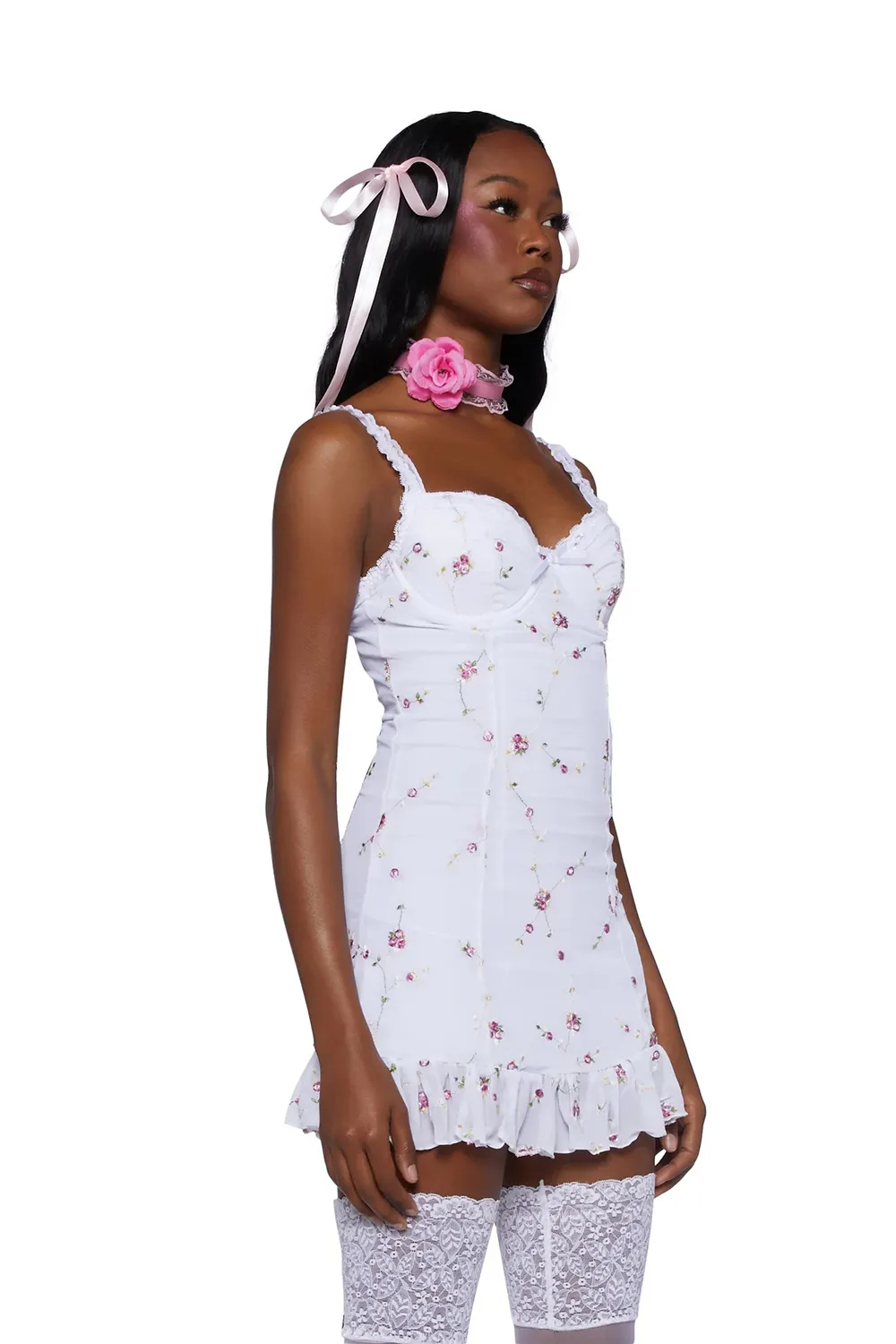 I'M BABY MINI SLIP DRESS