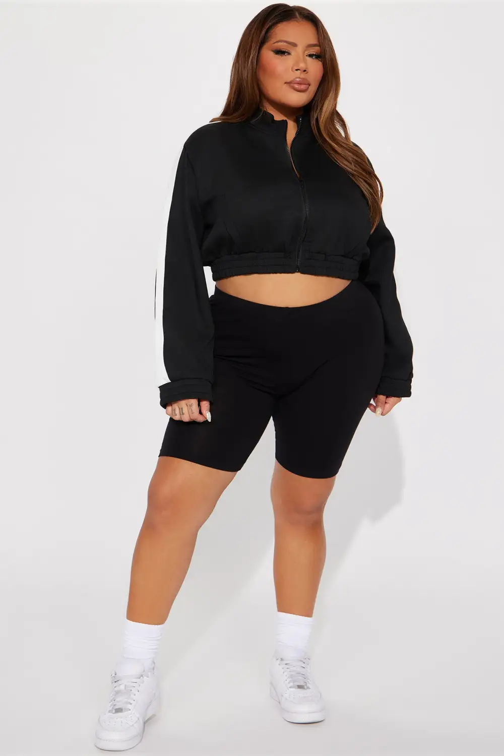 Earned My Stripes Lounge Jacket - Black