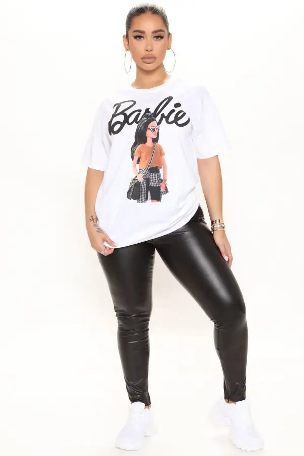 She's A Rodeo Barbie Tee - White