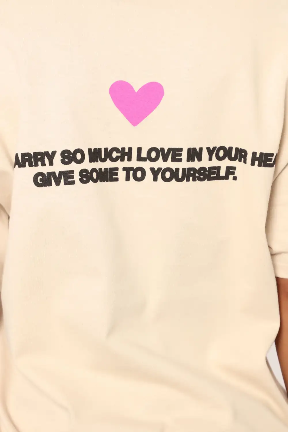 Dear Me Short Sleeve T-Shirt - Sand