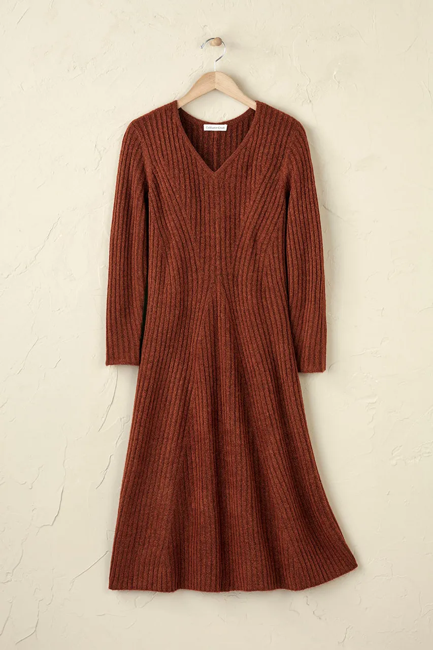 Ribbed Sweater Dress