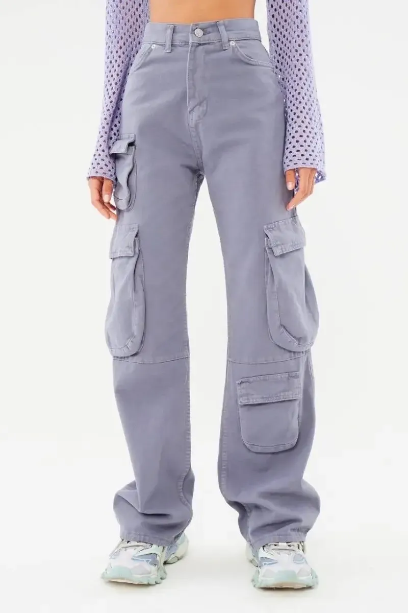 Cargo High Rise Flare Jeans