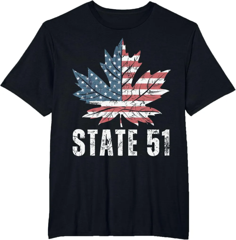 Canada USA State 51st Area 51 T-Shirt