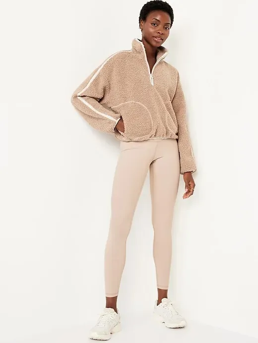 Quarter Zip Turtleneck Pullover