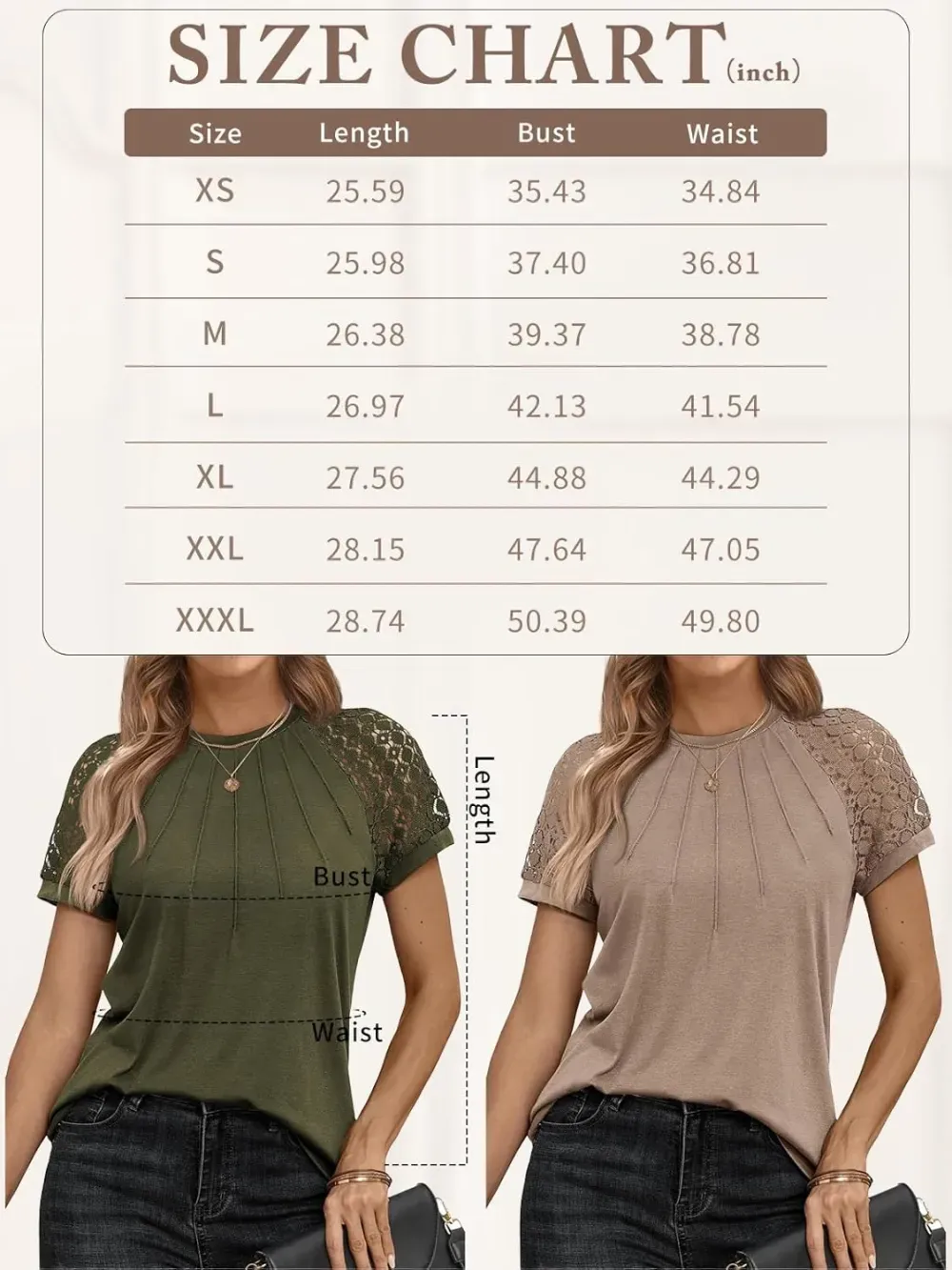 AUTOMET Womens Tshirts Trendy Fashion Tops Lace Short Sleeve Business Tee Shirts Casual Knitted Blouses Summer Outfits 2024