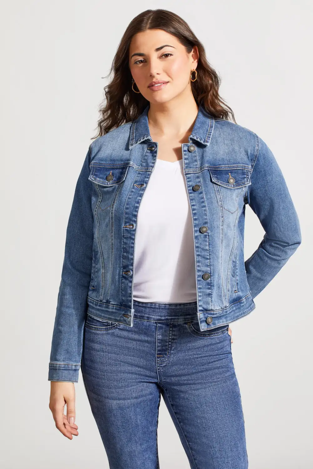 Classic Fit Denim Jacket-Dk.Vintage