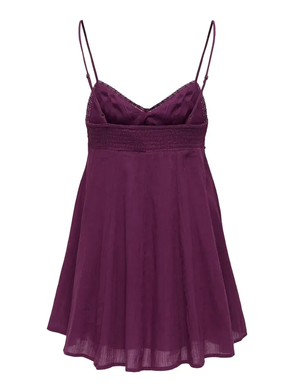 Cotton Sleeveless Mini Dress