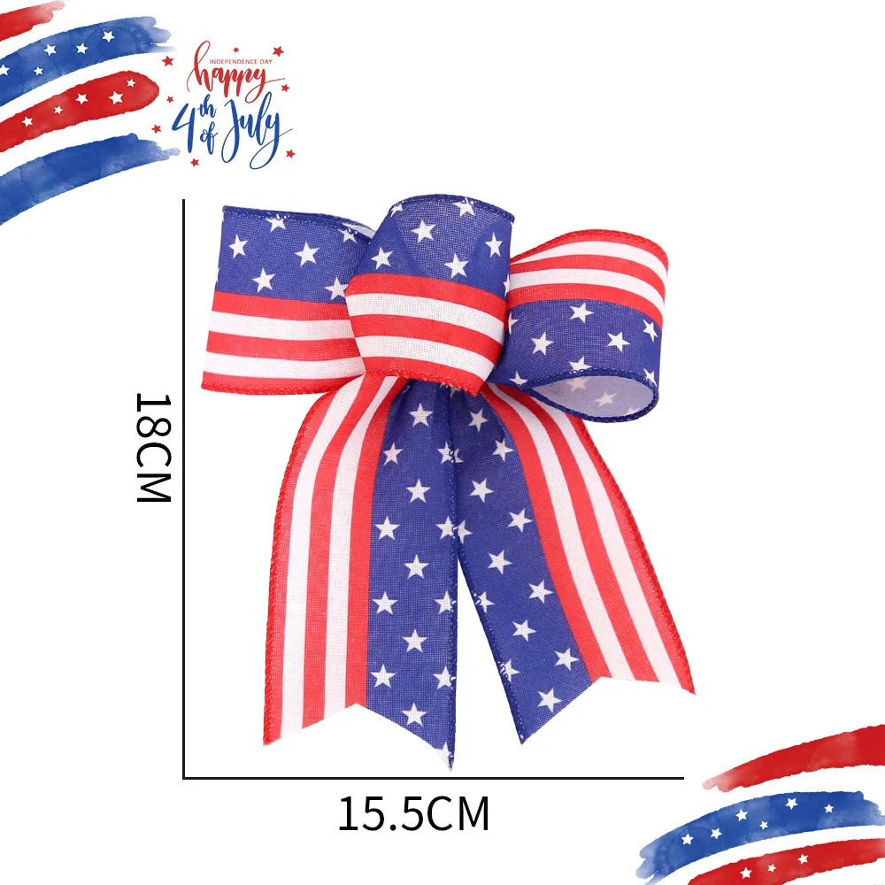 Independence Day Flag Bow