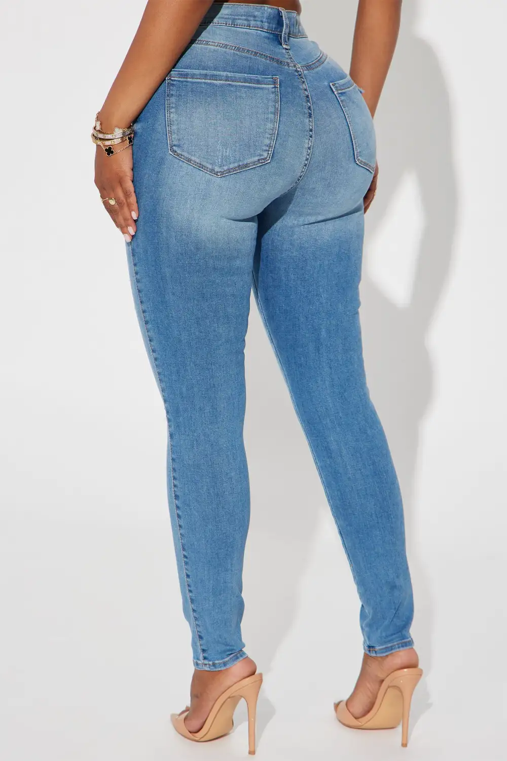 Get It Right Stretch Skinny Jean - Medium Wash