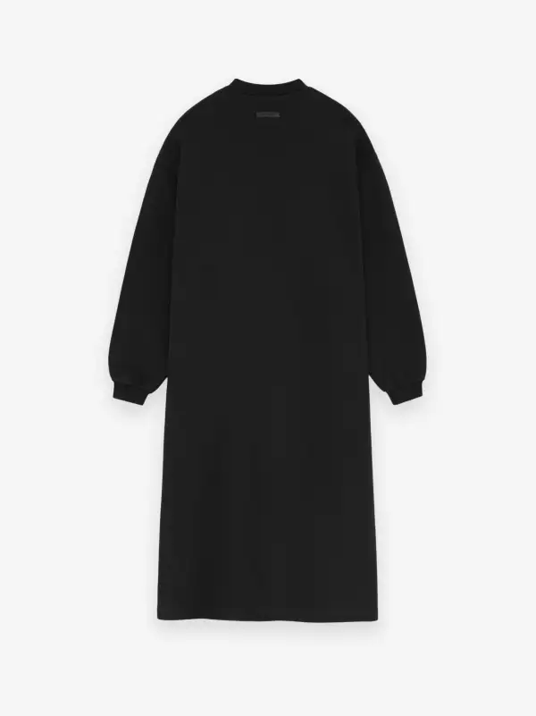 Womens Fleece Crewneck Dress