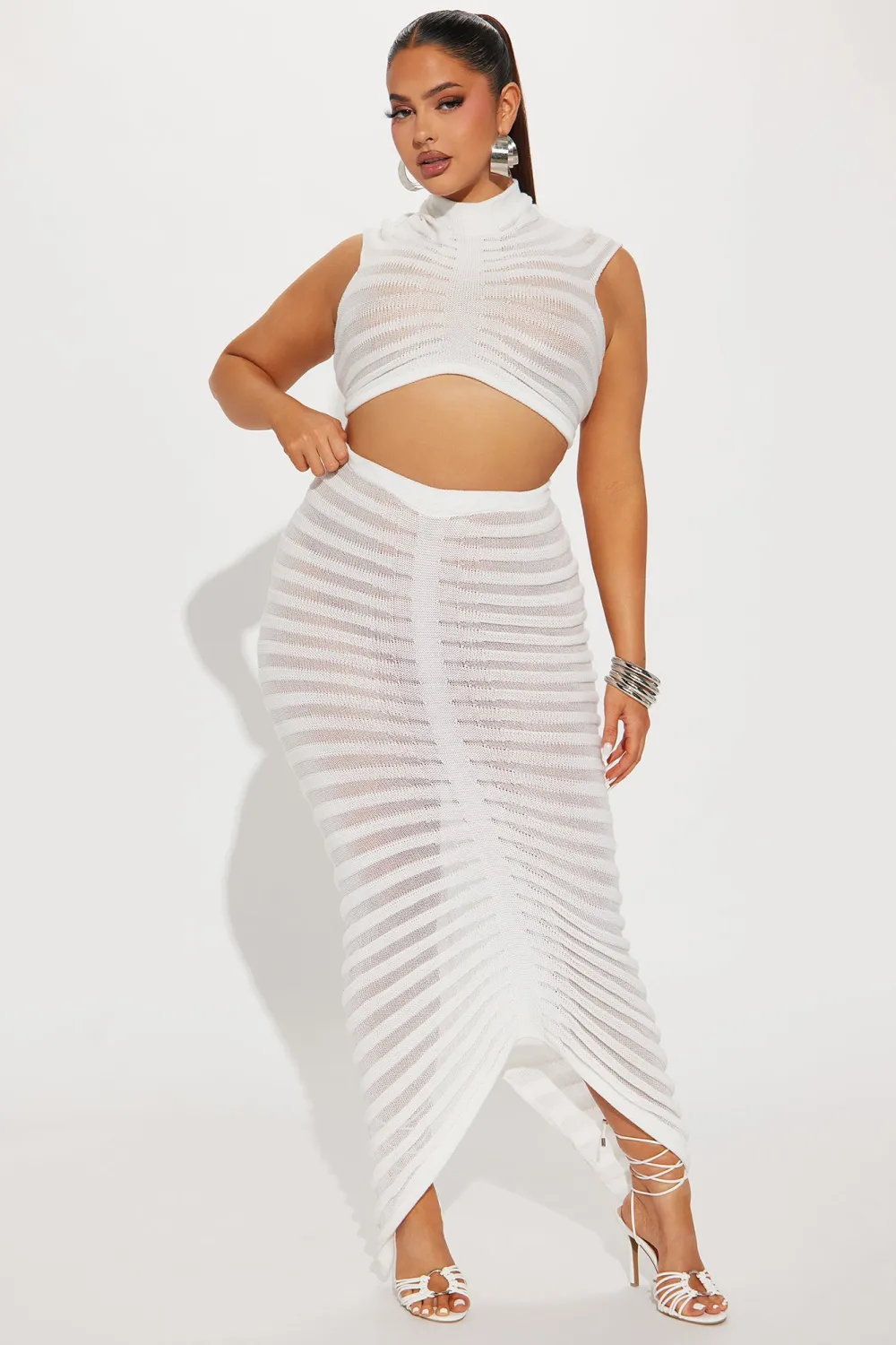 Key West Skirt Set - White