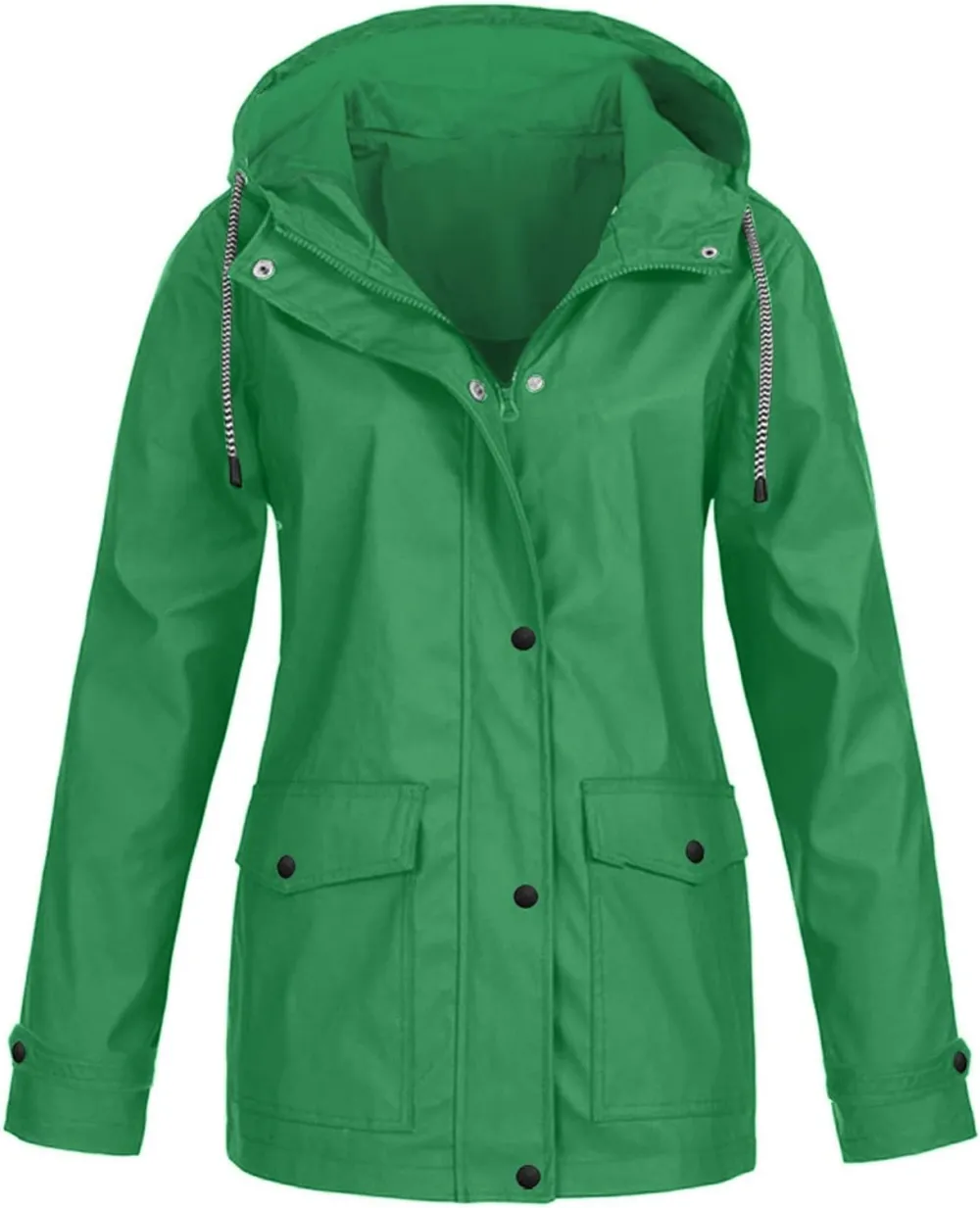 Rain Jackets For Women Waterproof With Hood Lightweight Casual Anorak Travel Hiking Coats with Pockets 720