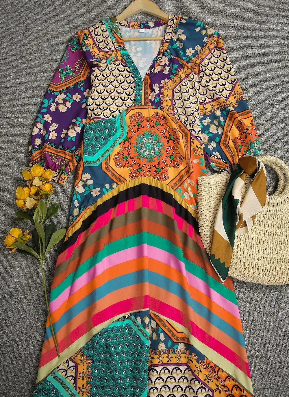 Sing it Louder Printed Maxi Dress