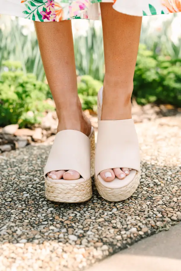 Explore Paradise Natural Espadrille Heels