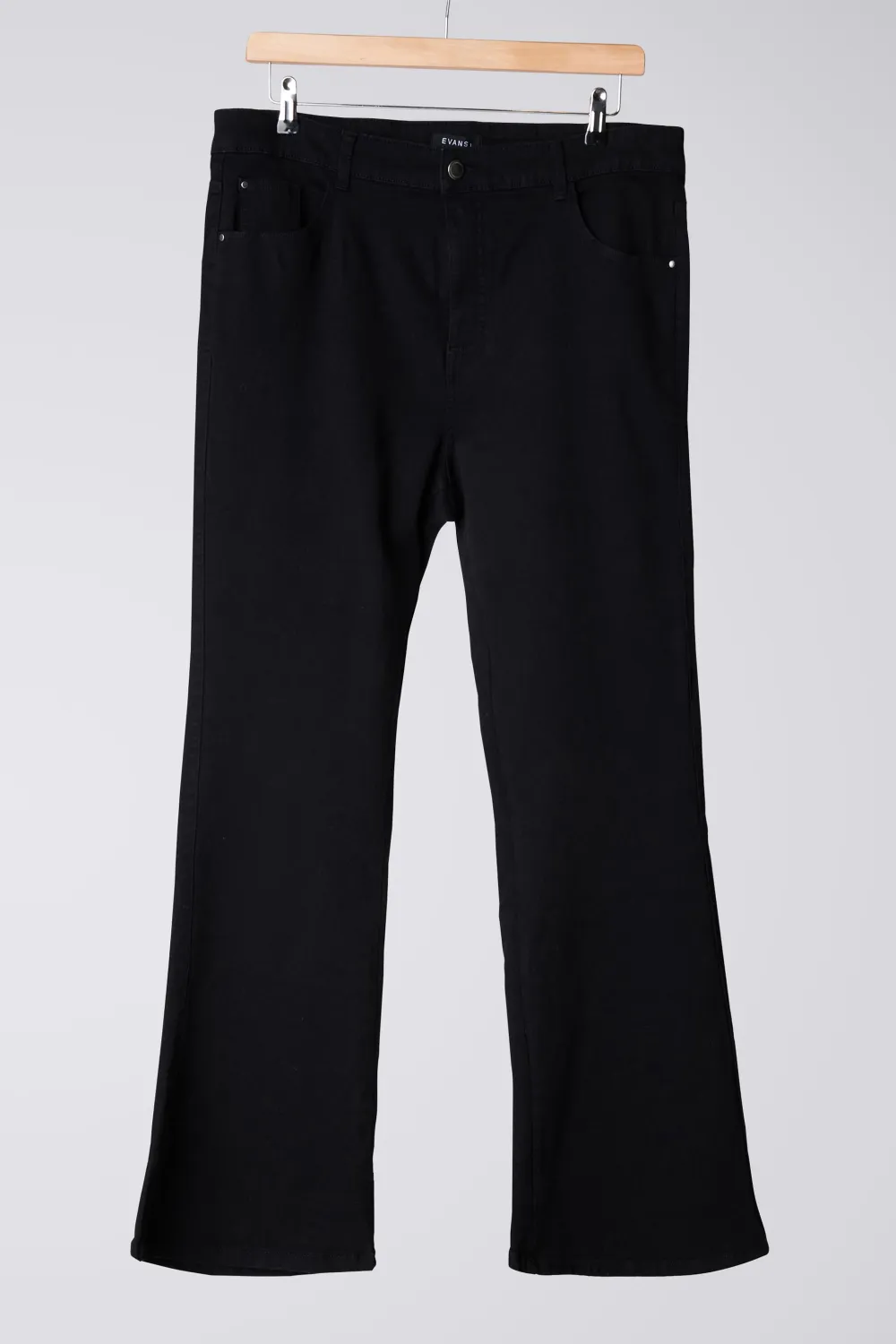 EVANS Curve Mid Blue Denim Bootcut Jeans