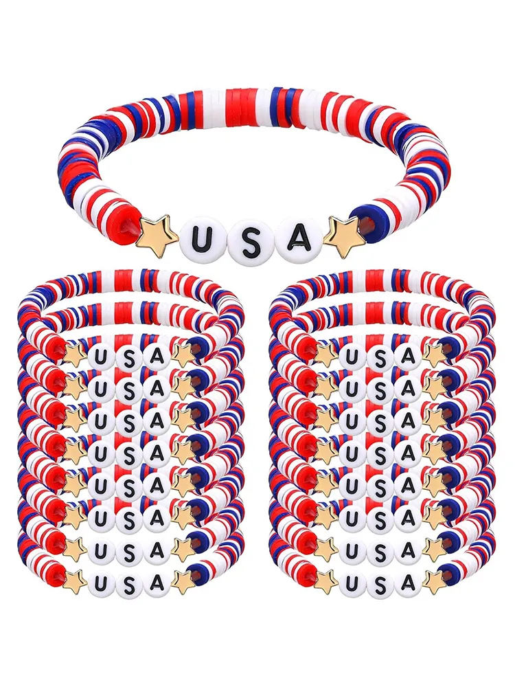 American Independence Day July 4th Art Bracelet