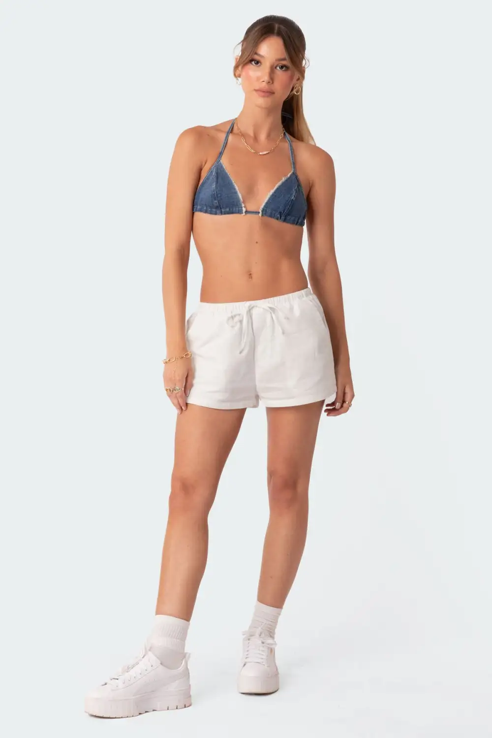 Leslie Linen Look Shorts