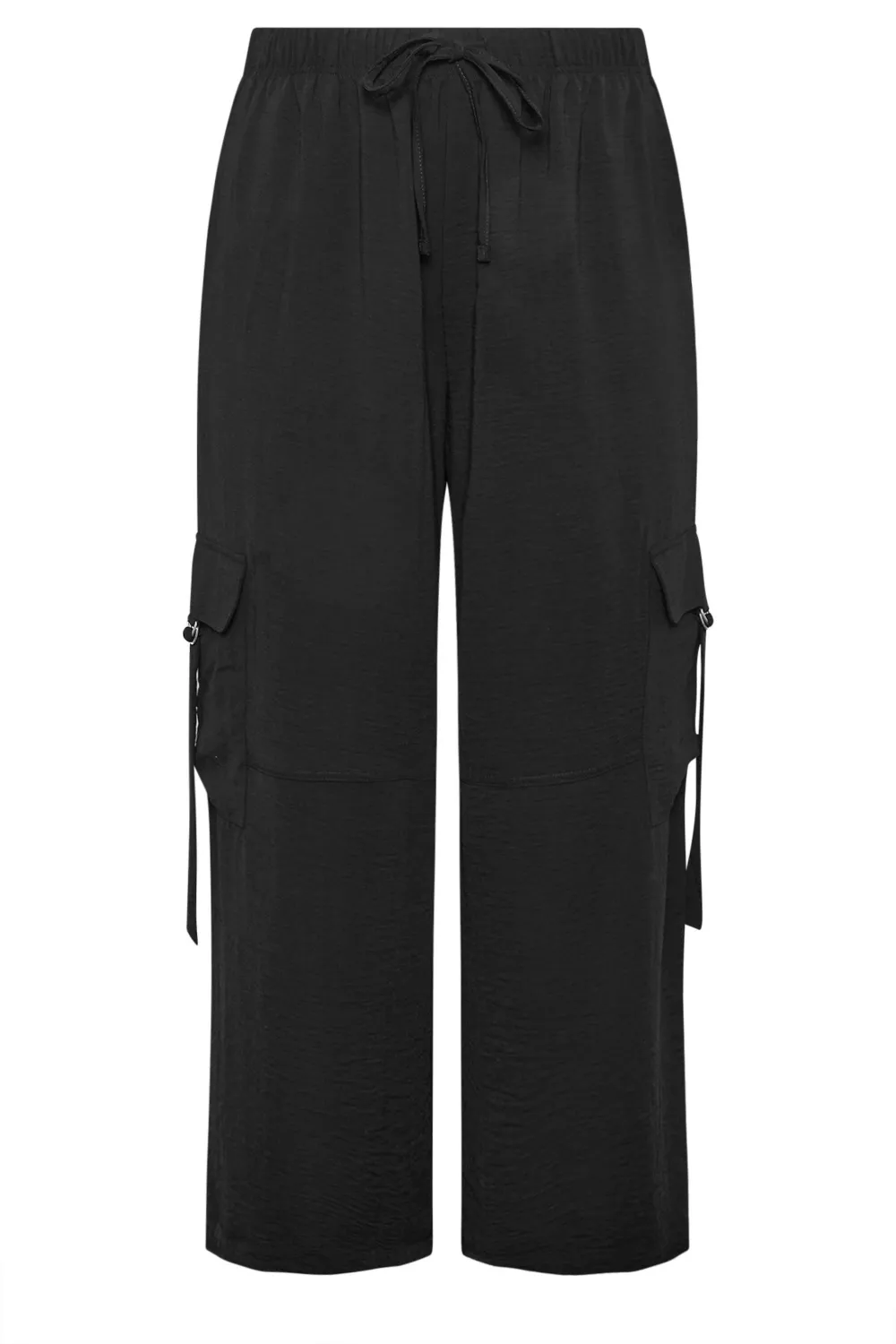 YOURS Curve Sage Green Twill Cargo Trousers