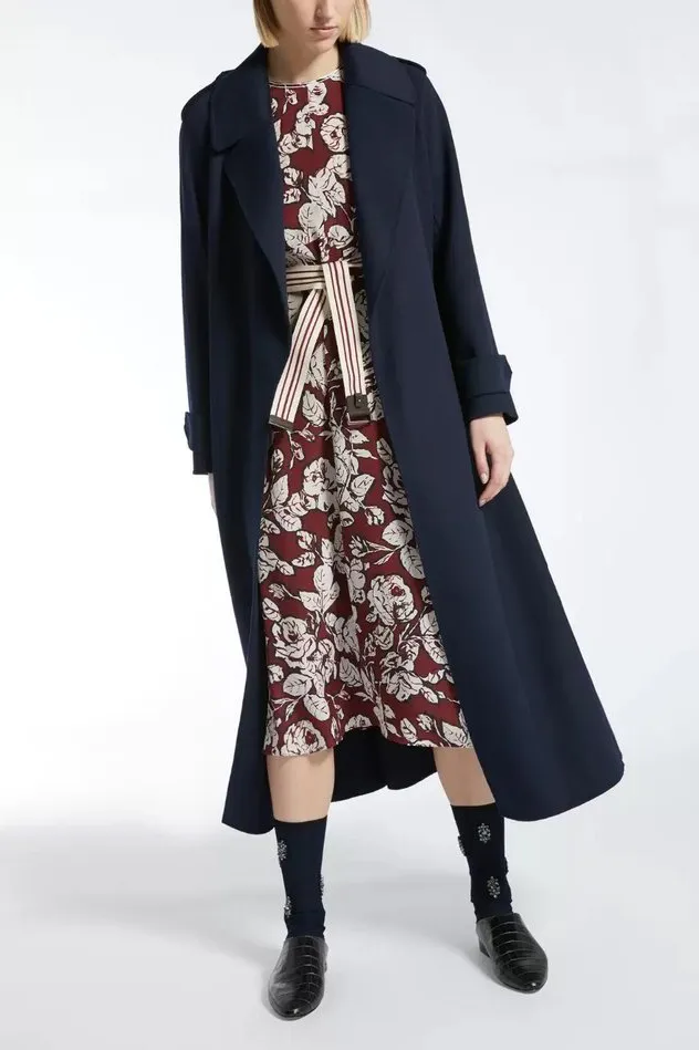Casual Open Front Lapel Coat