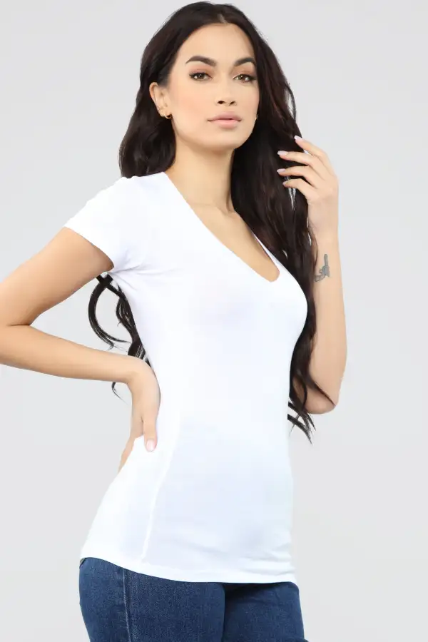 Not On My Level Top - White