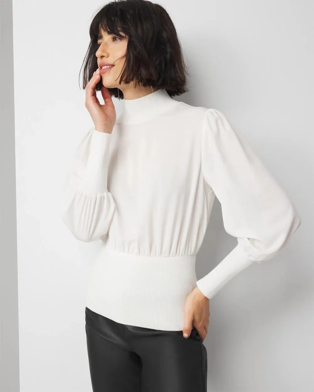 Smocked Waist Blouse