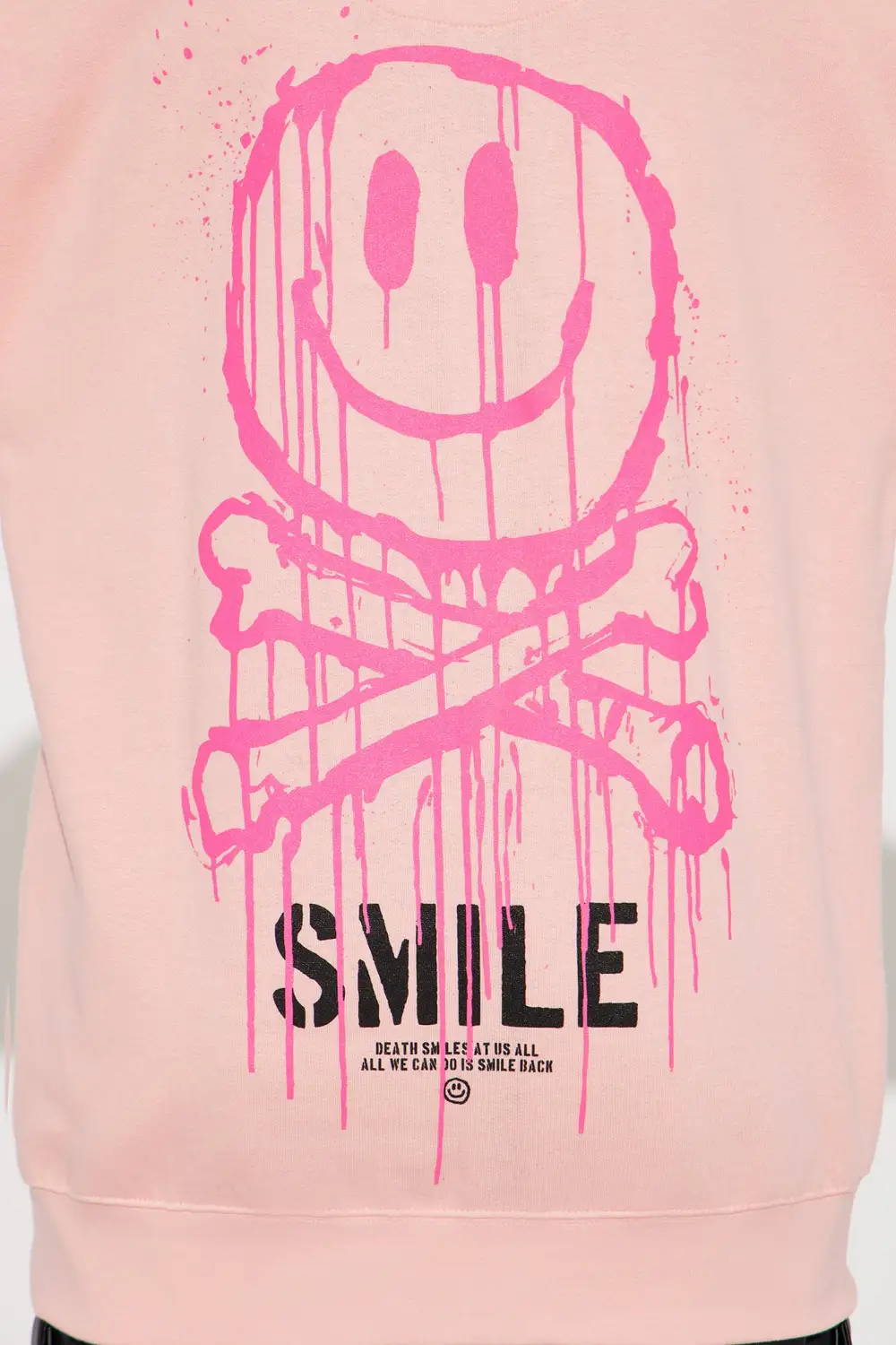 Smile Skeleton Hoodie - Pink