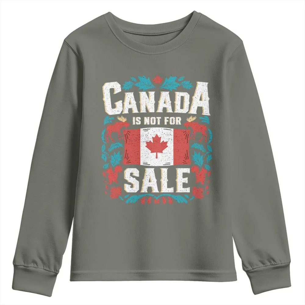 Canada Is Not For Sale Youth Sweatshirt TS02
