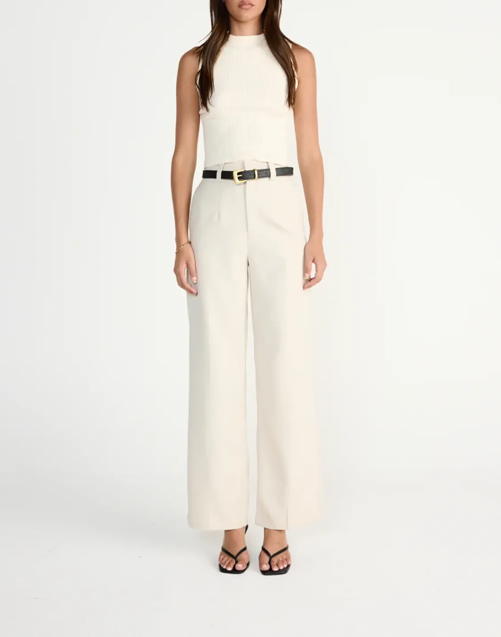 Simple Design High Collar Vest