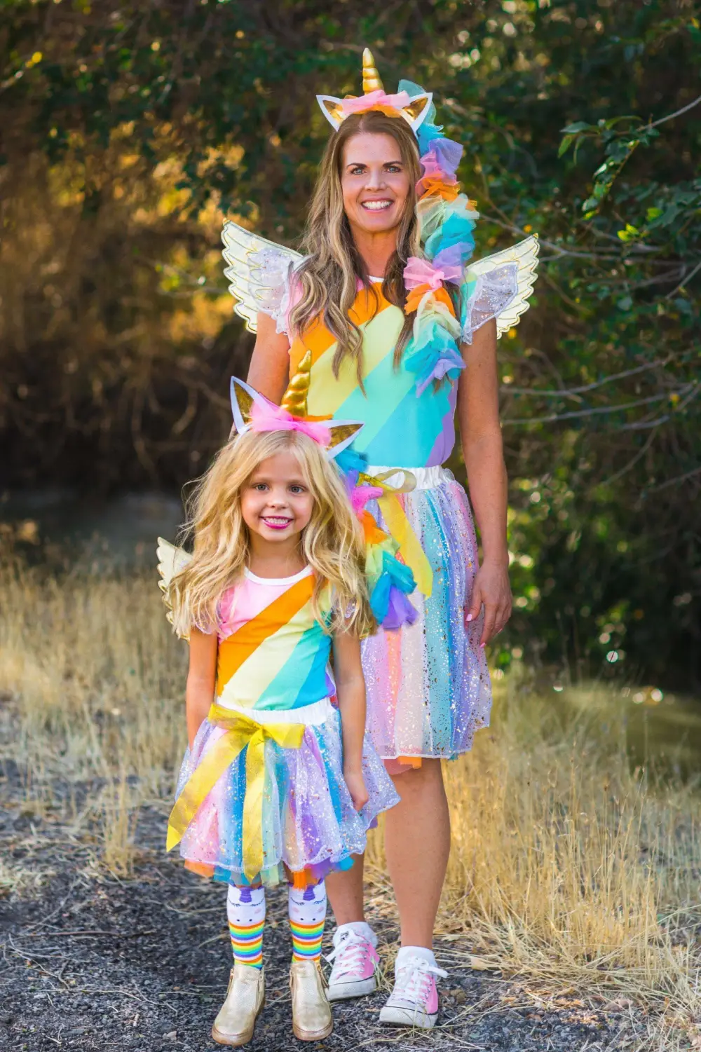 Mom & Me Unicorn Costume - INCLUDES COMPLETE 4 PC SET!