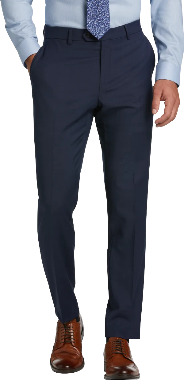 Tommy Hilfiger Modern Fit Wool Blend Suit Pants