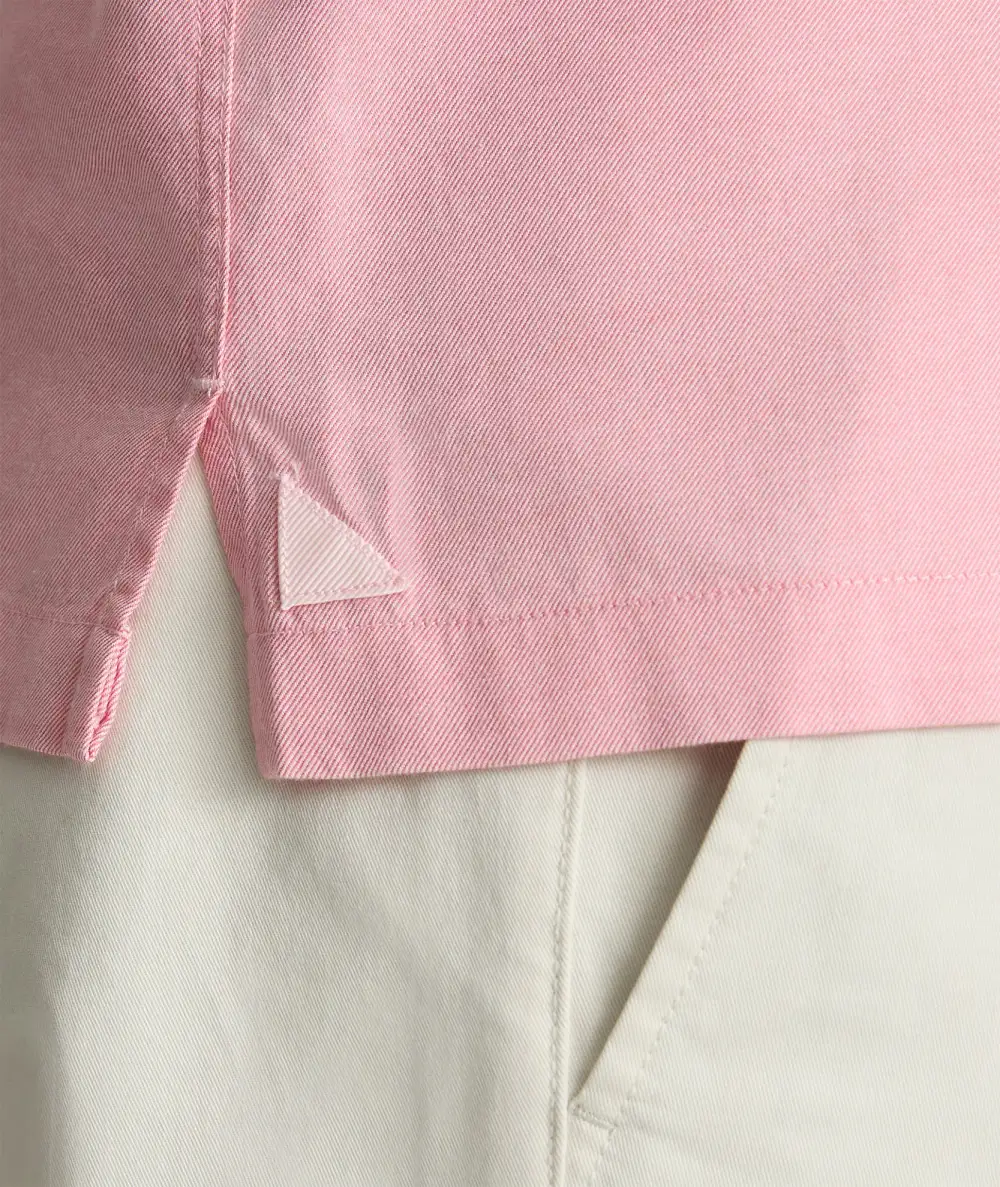 Cotton-Blend Short-Sleeve Hughes Shirt