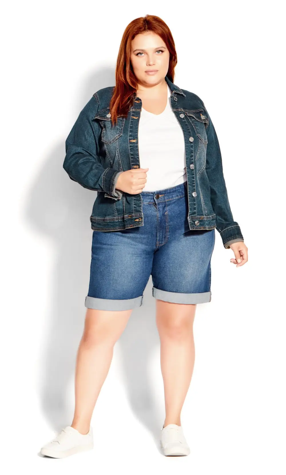 Evans Dark Blue Wash Denim Jacket