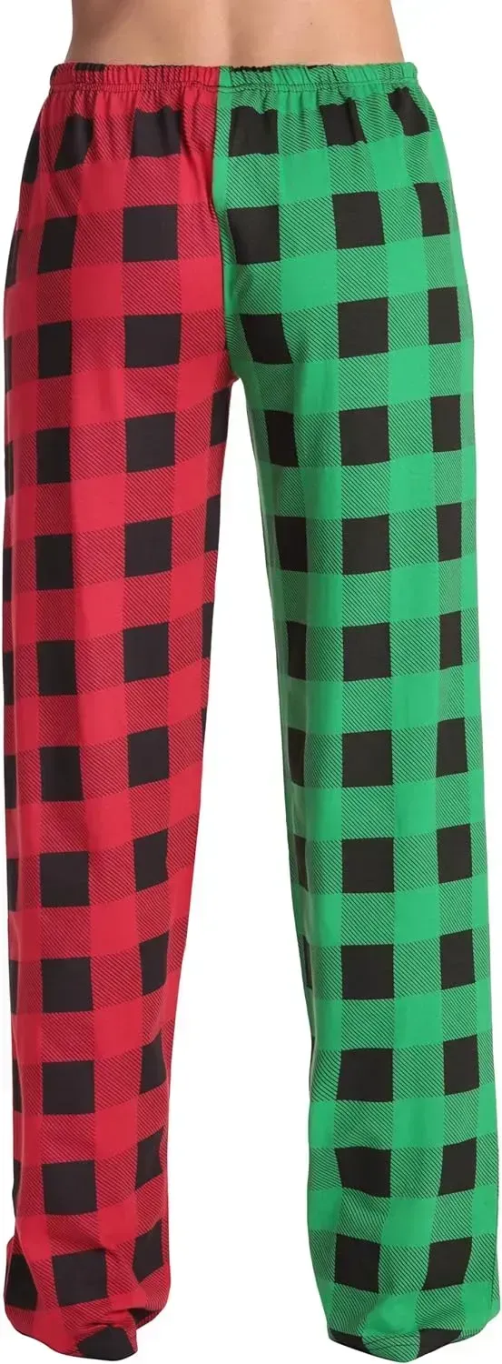 Women Pajama Pants Sleepwear Buffalo Plaid Pajamas