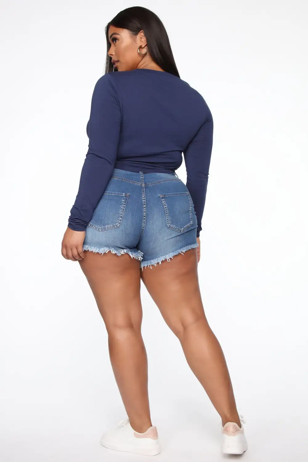 Robin Long Sleeve Top - Navy