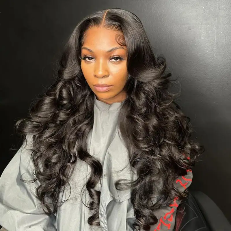 Real HD| Loose Wave Glueless Lace Closure Wig 250% Raw Virgin Human Hair Wig