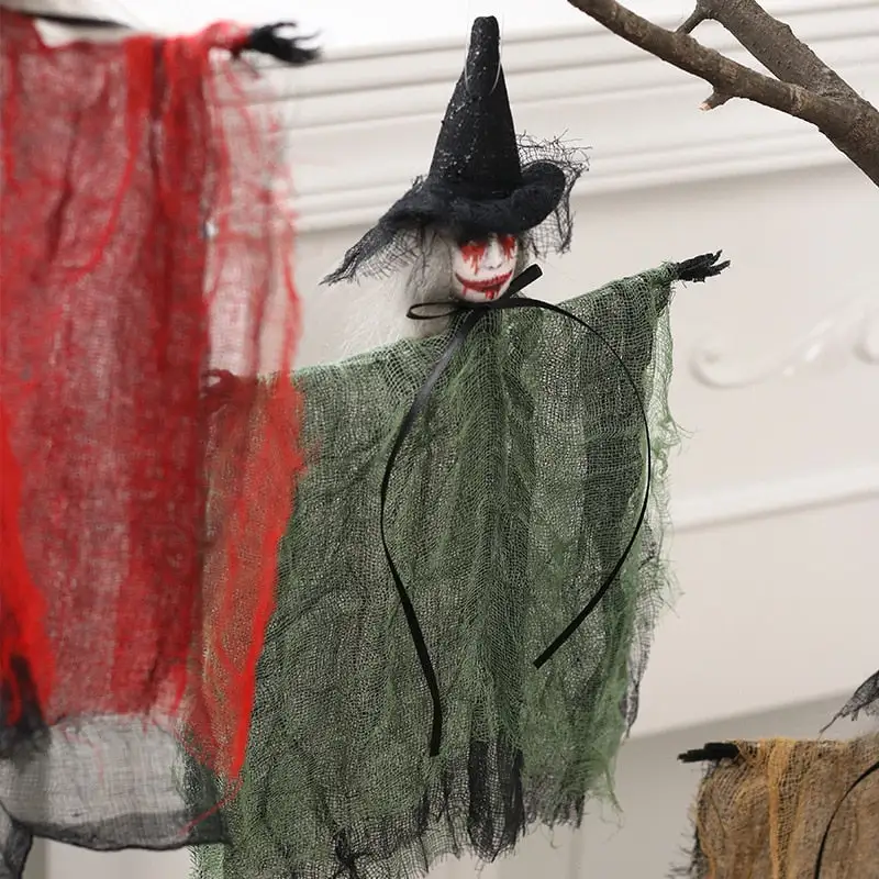 Halloween Fright Devil Doll Pendant Scarecrow Ghost Hanging Ornaments Ghost Festival Happy 2023 Halloween Party Decor For Home