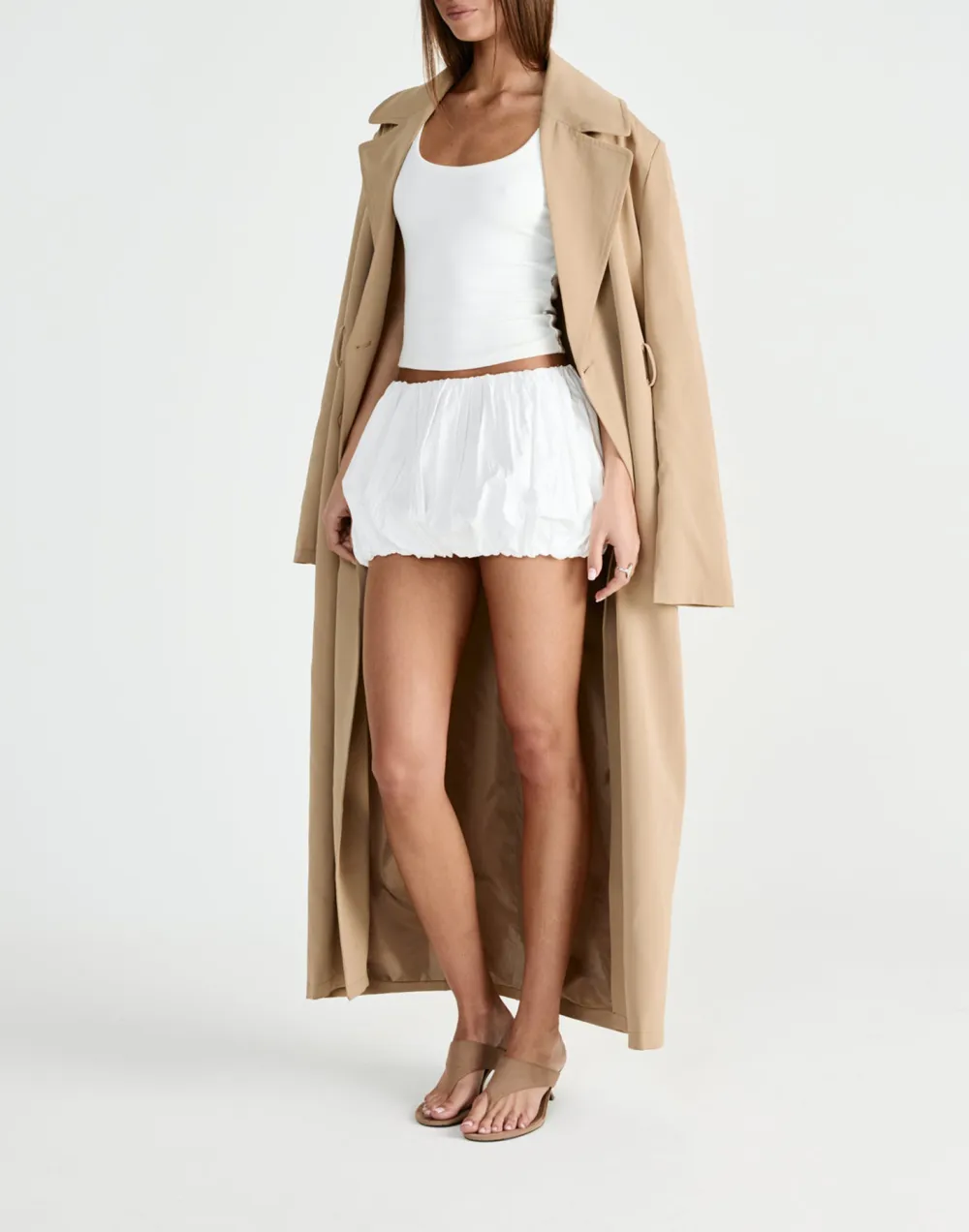 Pure Cotton Breathable Pleated Women's Skirt