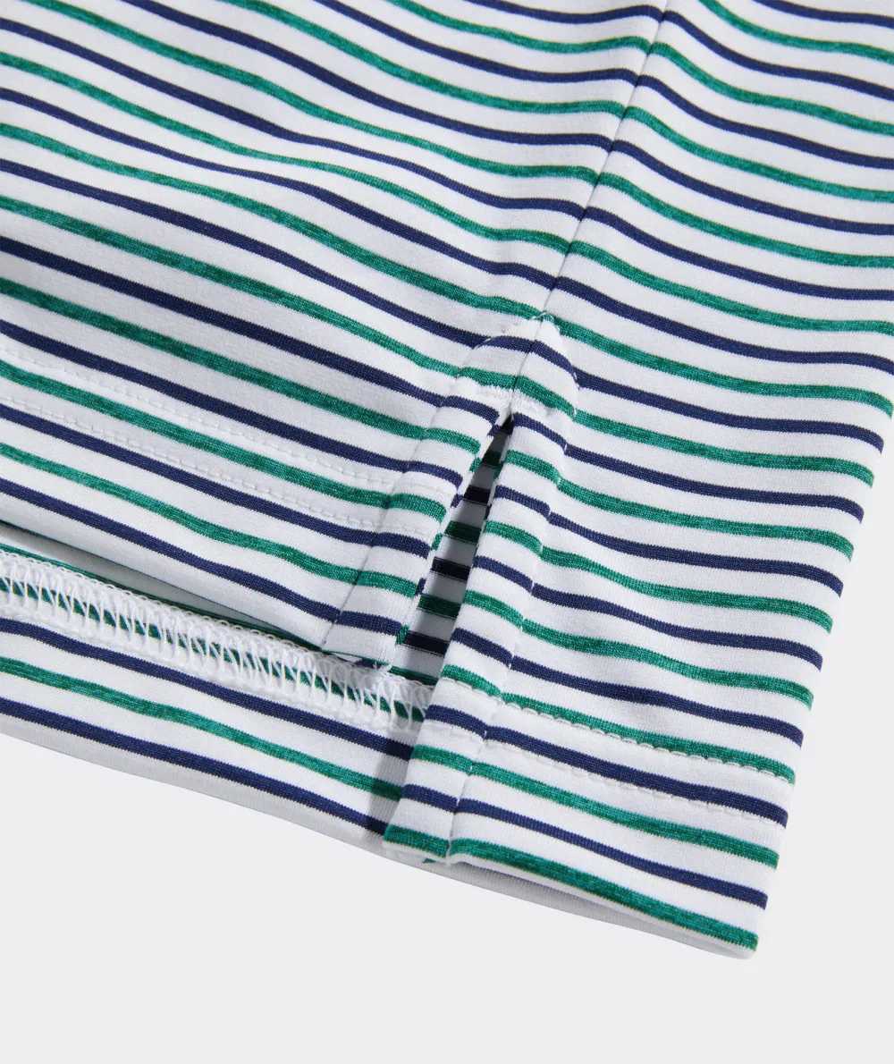 Tri-Color Bradley Stripe Sankaty Polo