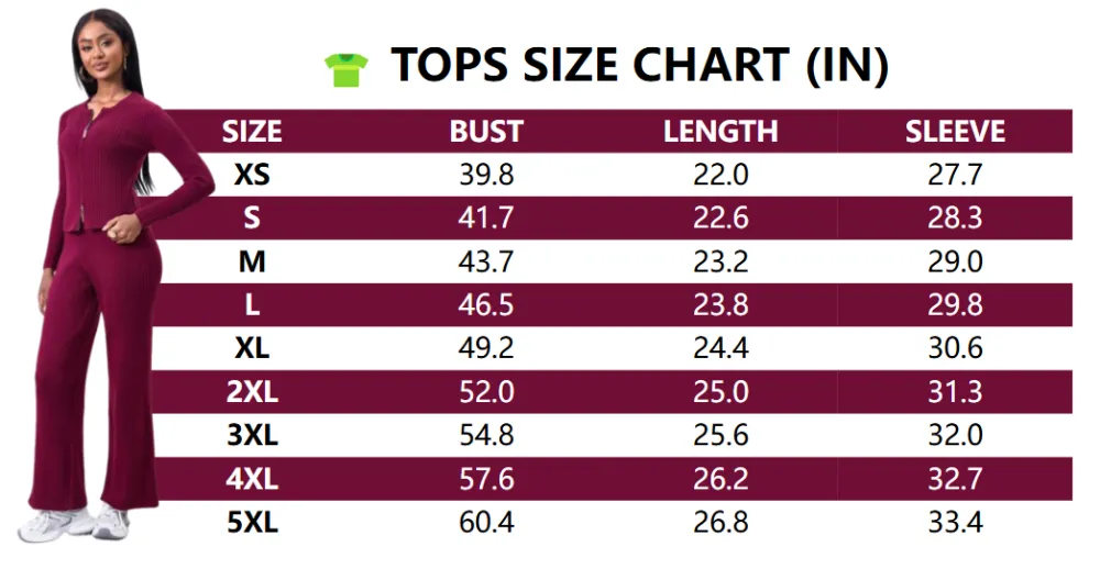 Women's Comfy Solid Color Ribbed Zip-Up Sweater & Wide Leg Trousers Co-ord