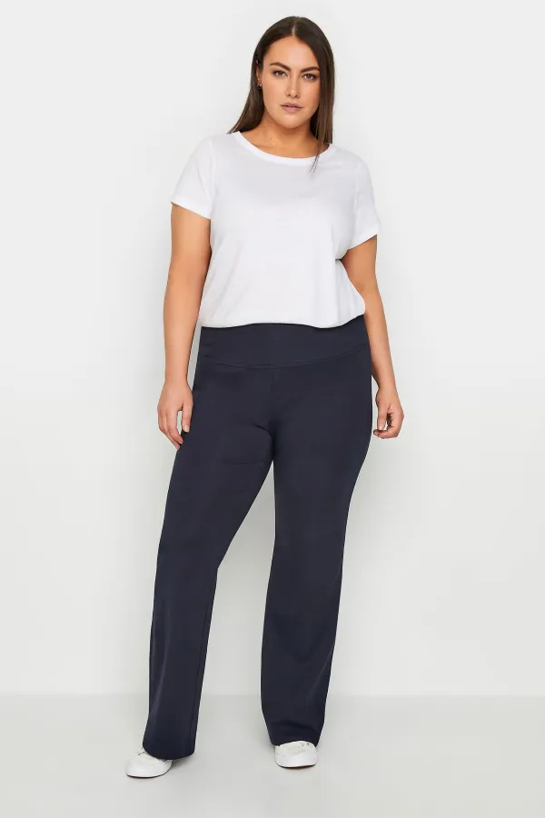 Evans Navy Bootcut Legging