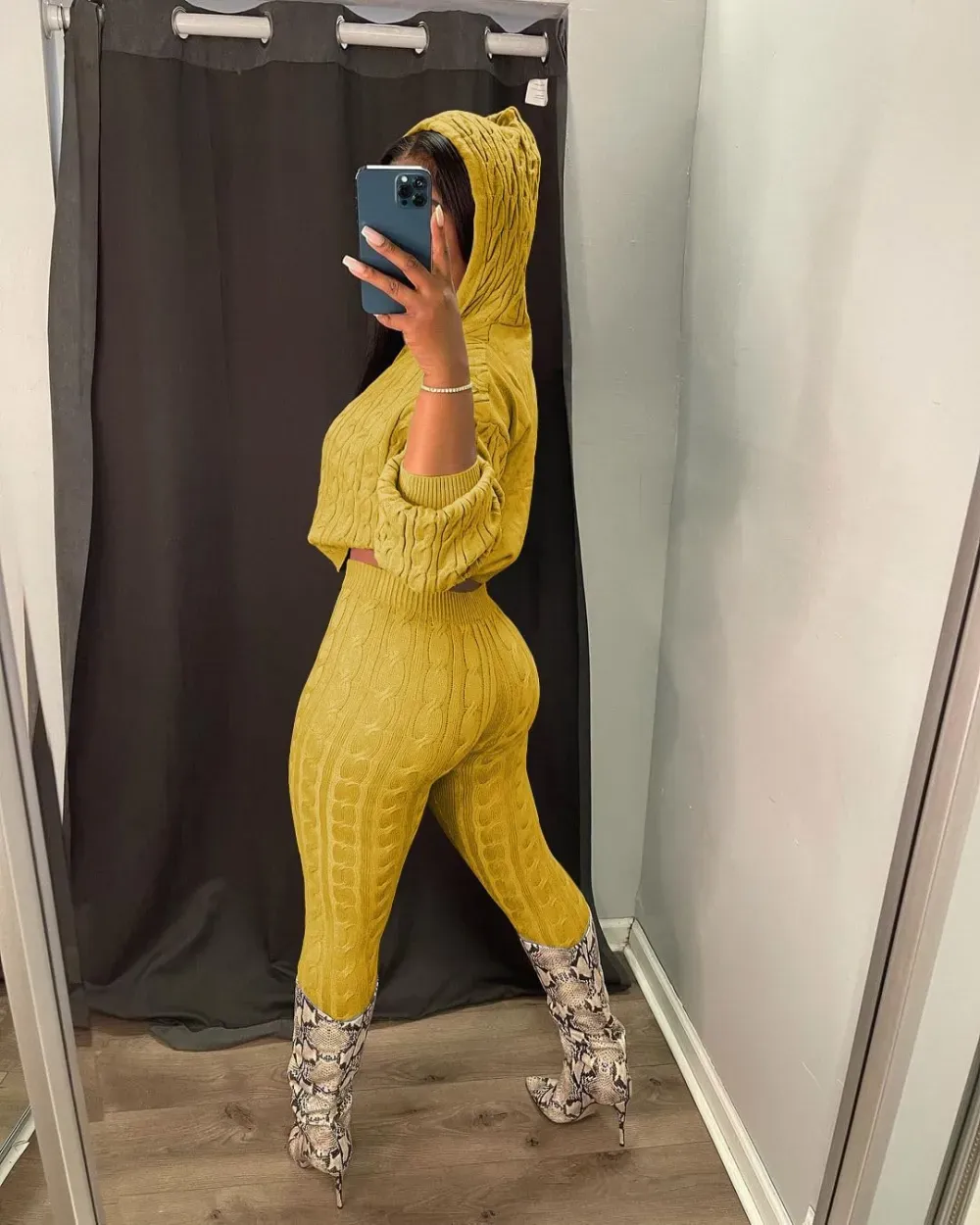 Knit Two Piece Outfits For Women Sweater Sets