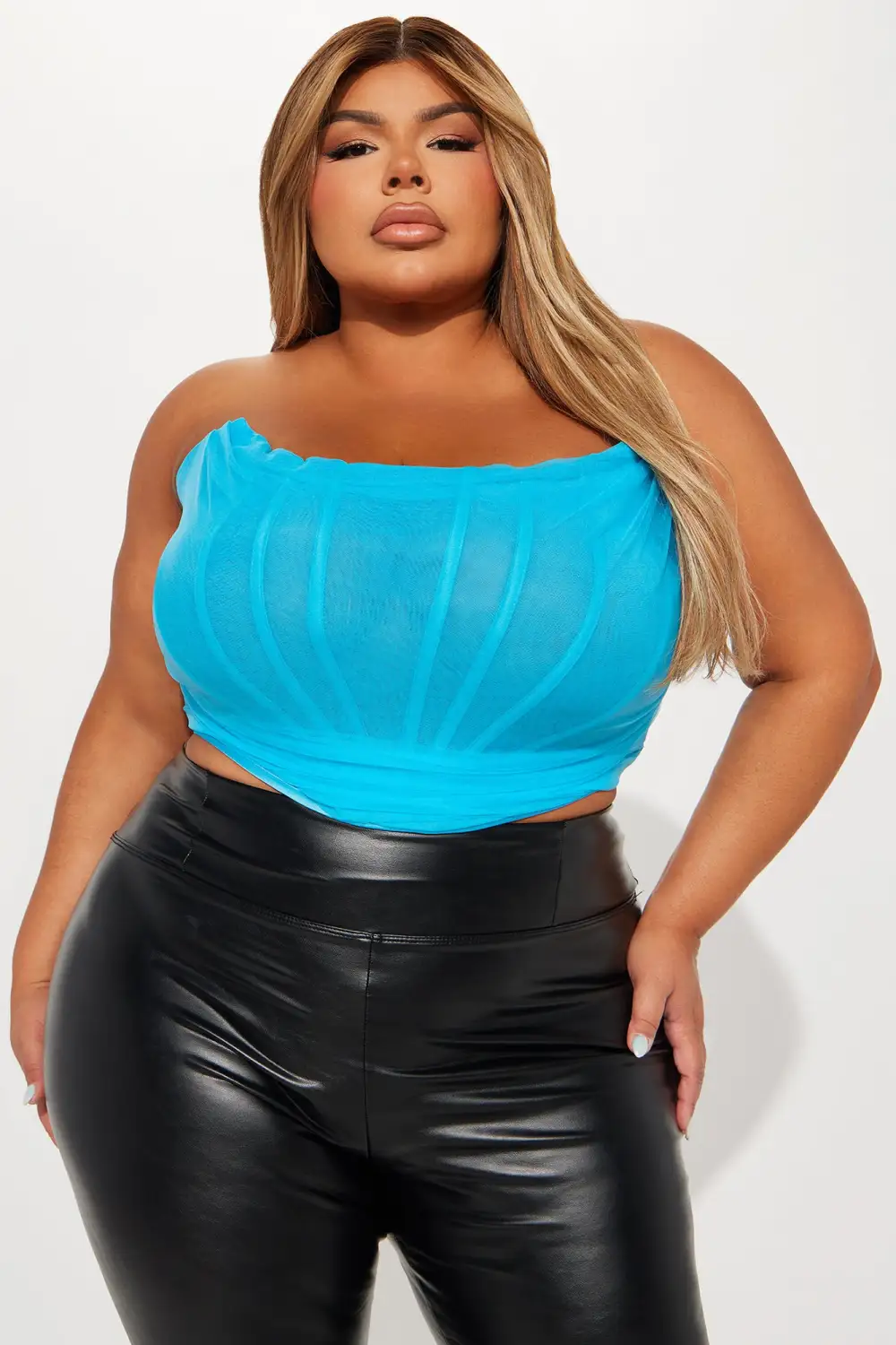 Enchanted Corset Top - Turquoise