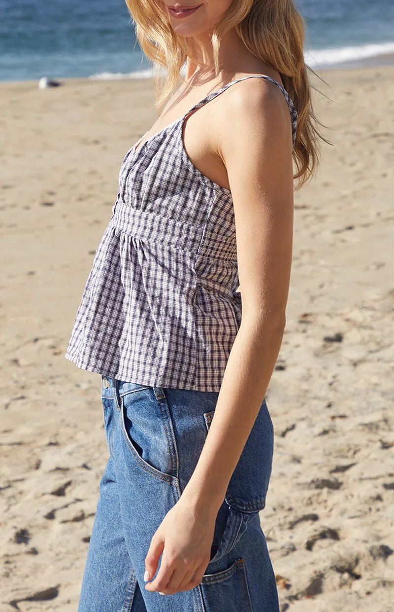 John Galt Plaid Tiffany Tank Top